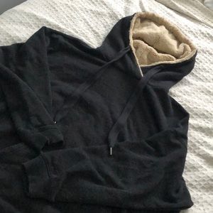 Aerie fur lined hoodie